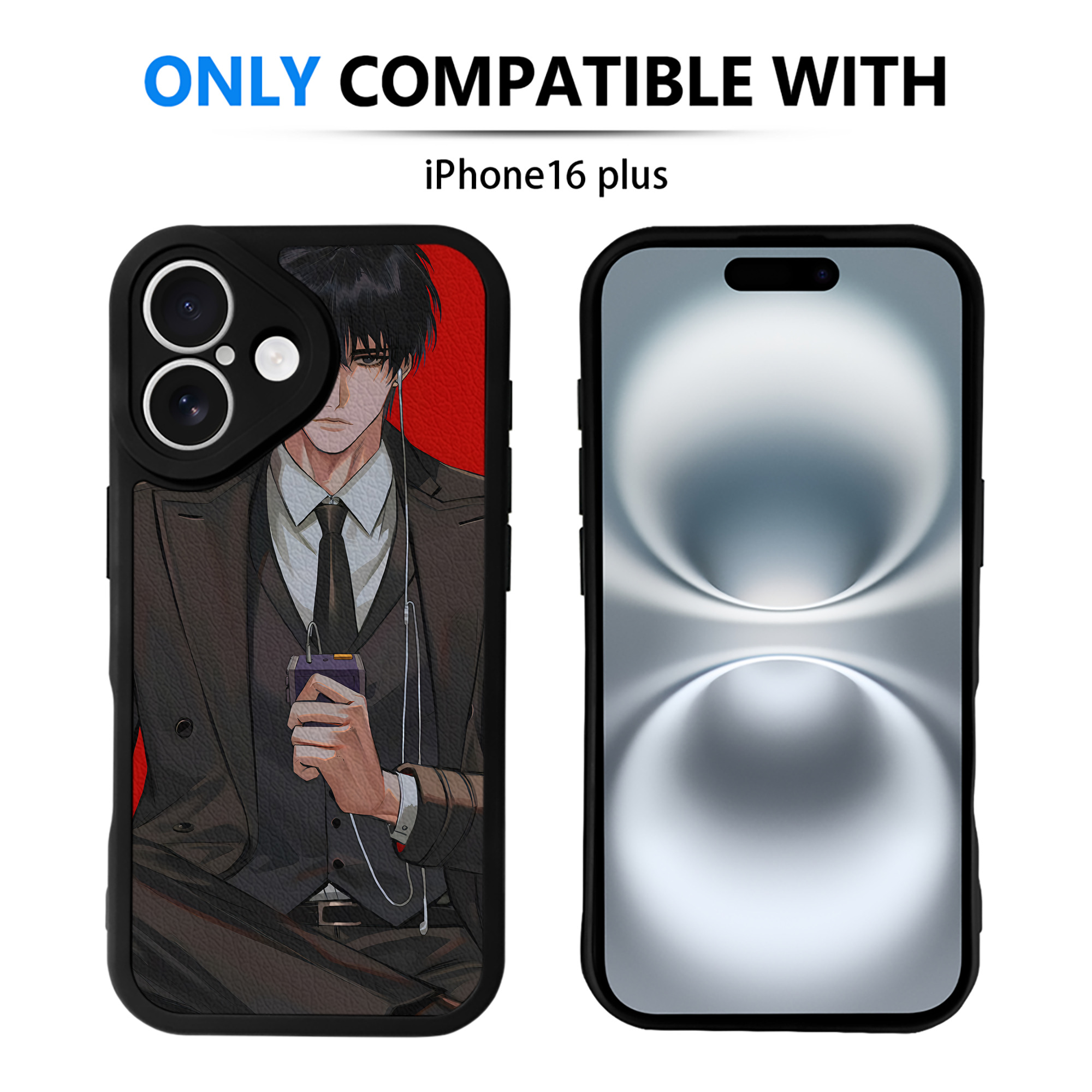 （画像用） SLAM DUNK／スラムダンク 【iPhone 16シリーズ対応】シリコンスマホケース（レザー調） 材質：シリコン